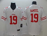 Nike 49ers 19 Deebo Samuel White Vapor Untouchable Limited Jesey,baseball caps,new era cap wholesale,wholesale hats